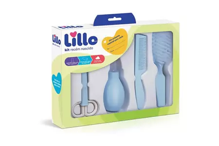 Lillo Kit Recém Nascido Higiene - Azul