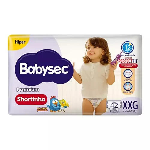 Babysec Fralda Galinha Pintadinha Pants Hiper Xxg 42 Unids