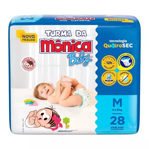 Fralda Turma da Mônica Baby