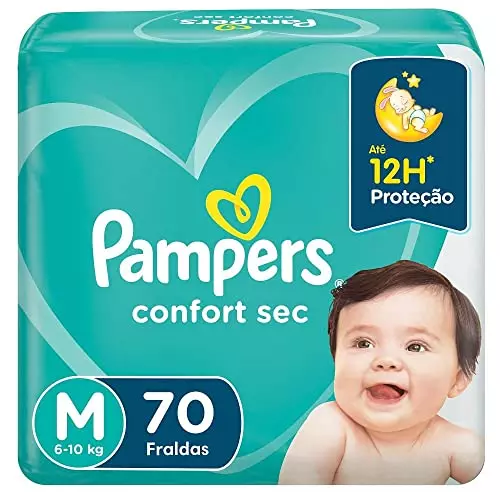 Fralda para bebê Pampers Confort Sec