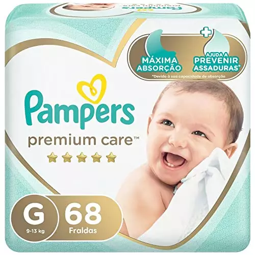 Fralda para bebê Pampers Premium Care