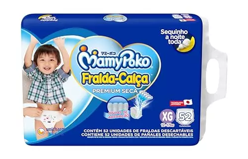 Fralda para bebê Mamypoko Fralda-calça