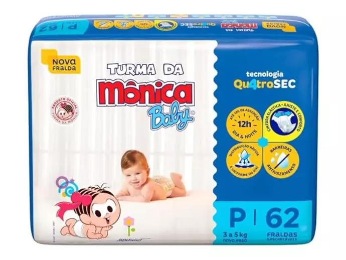 Fralda Turma da Mônica