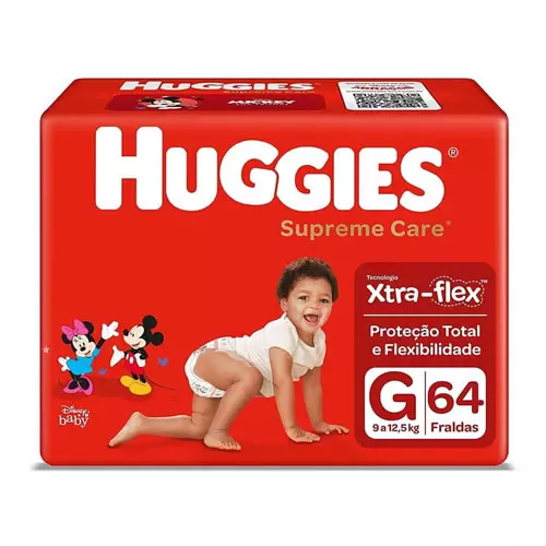 Fralda Huggies Supreme Care