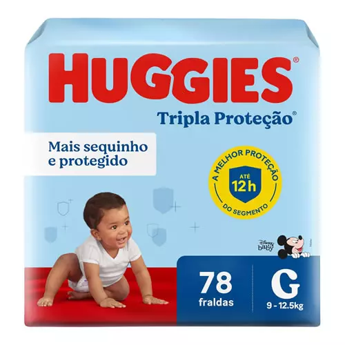 Huggies Fralda Tripla Proteção