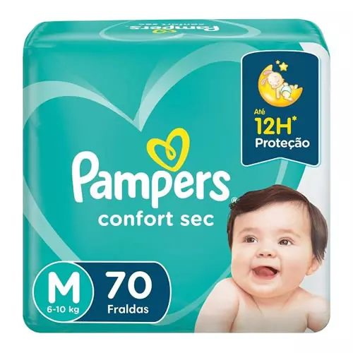 Fralda Pampers Confort Sec