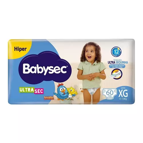 Babysec Fralda Ultrasec Galinha Pintadinha