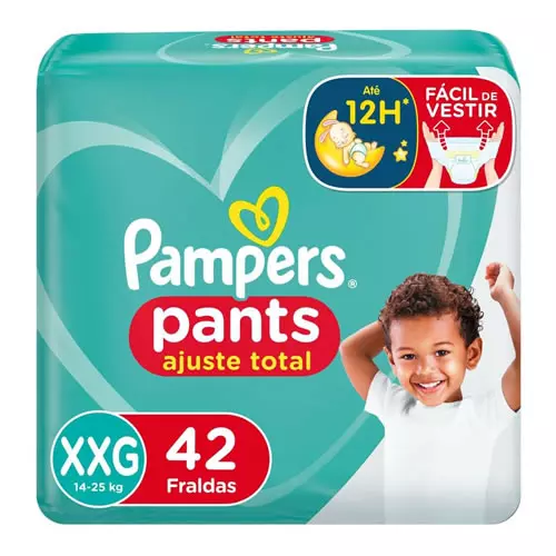 Fralda Pampers Pants Ajuste Total