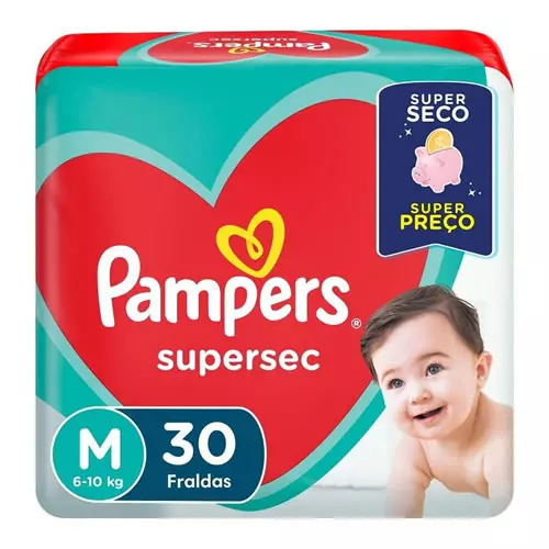 Fralda Pampers Supersec