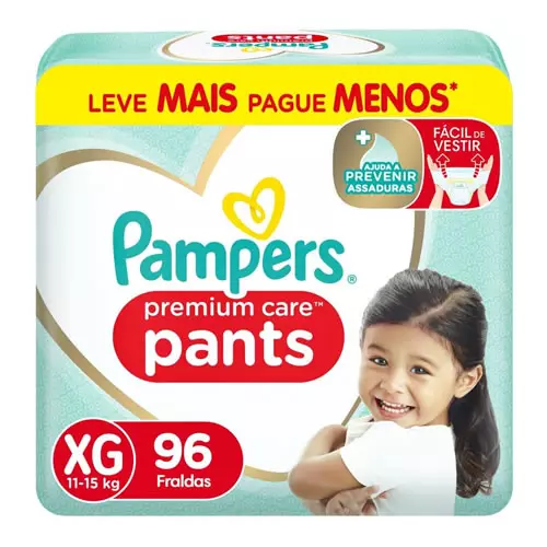 Fralda Pampers Premium Care Pants