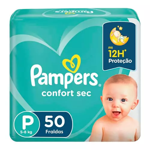 Fralda Confort Sec Pampers Tamanho P