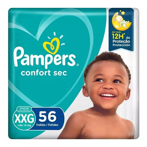 Fralda Confort Sec Pampers Tamanho XXG