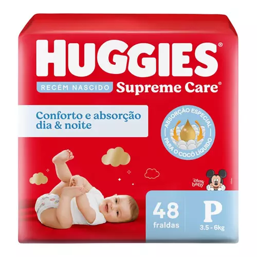 Huggies Fralda Supreme Care P 48 Un